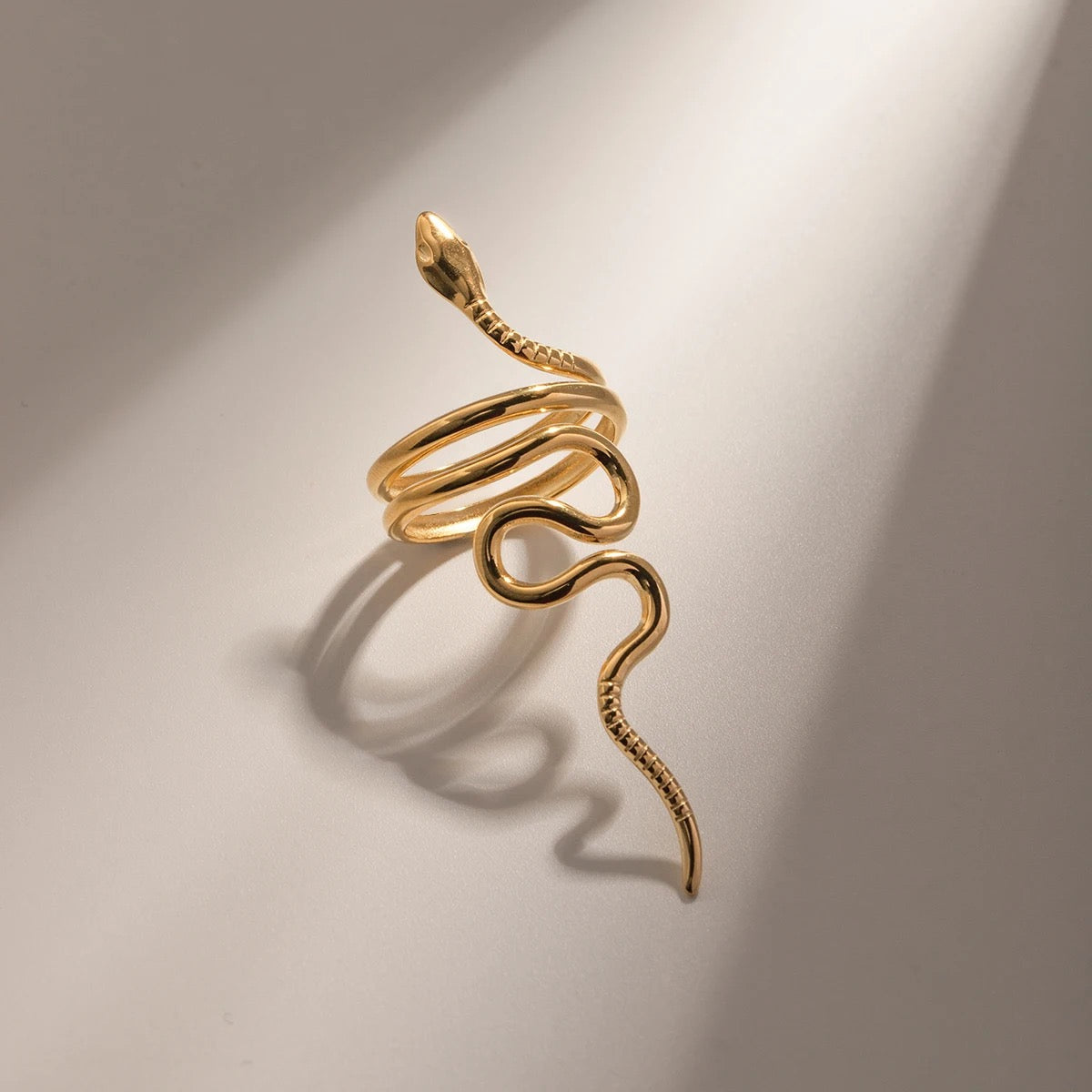 Serpent Coil Ring