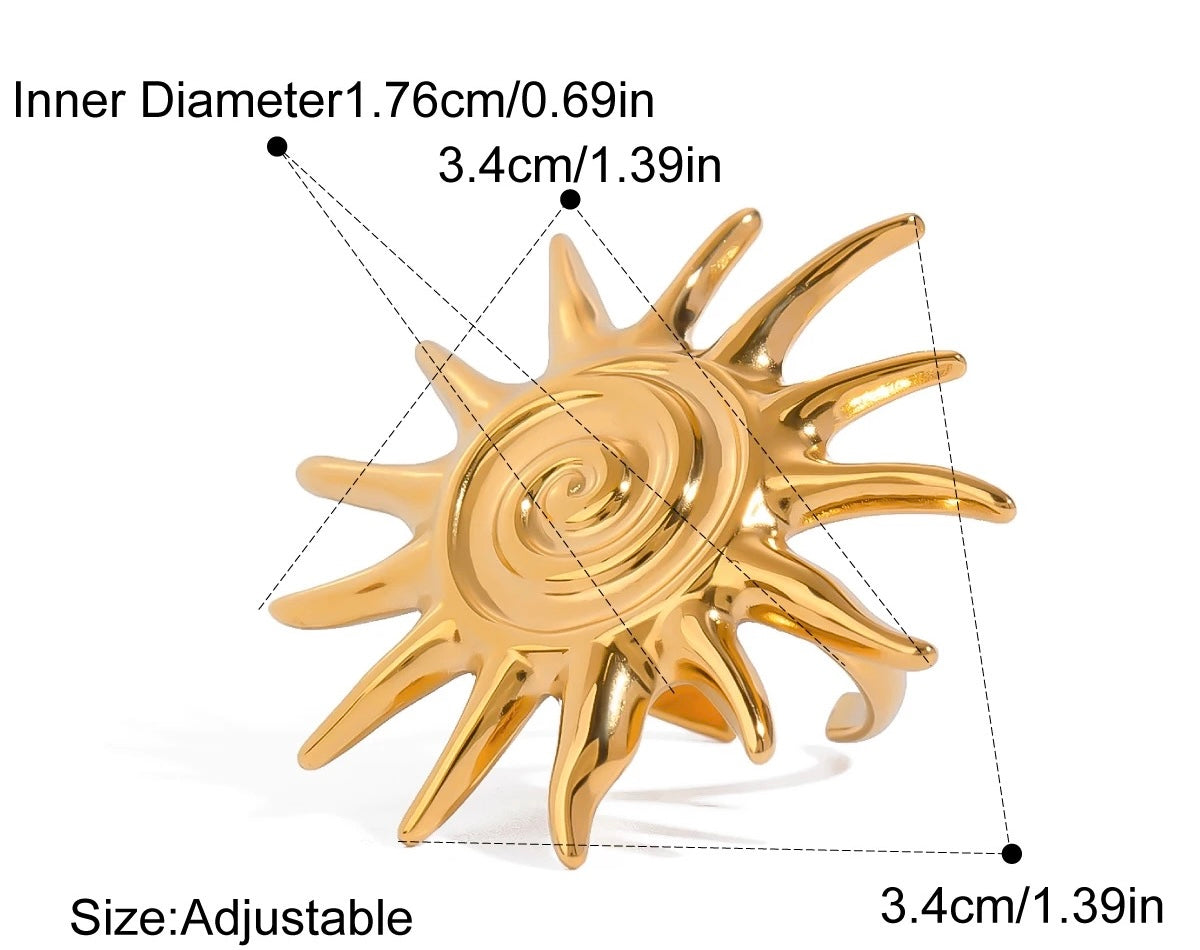 Chunky Sun Ring