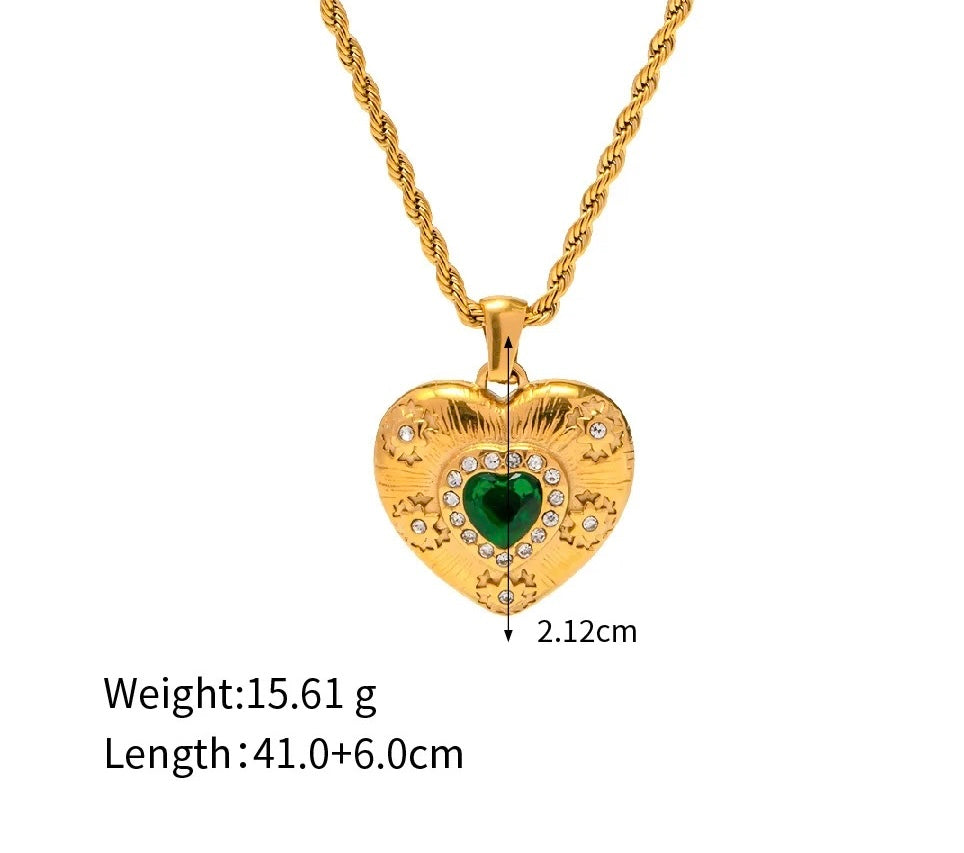 Vintage Heart Necklace