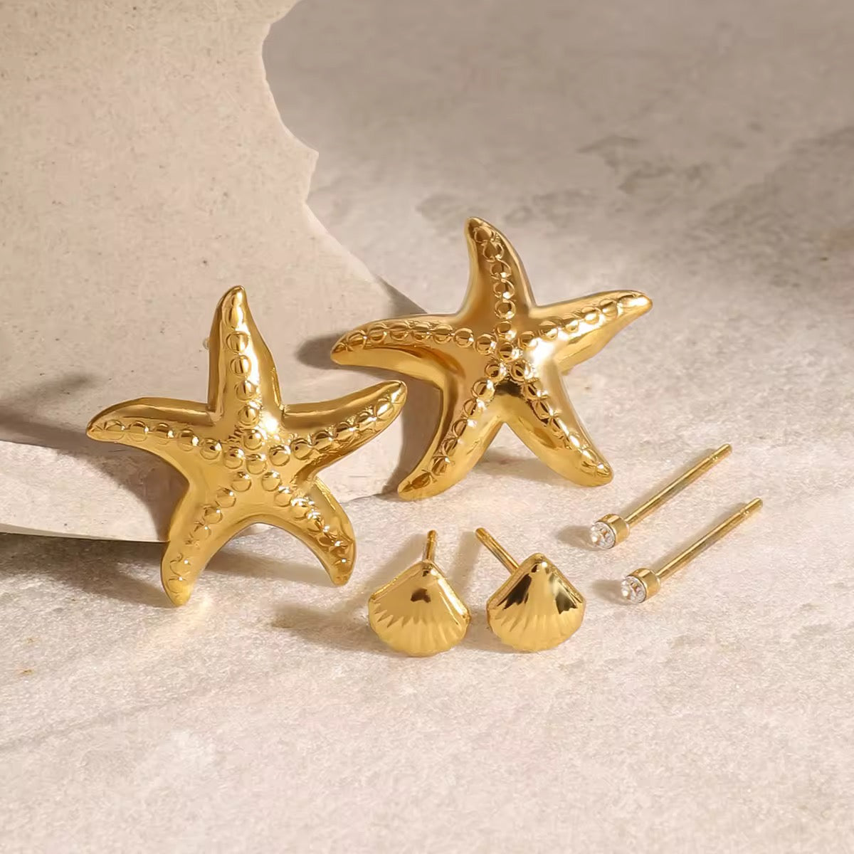 Starfish Studs Set