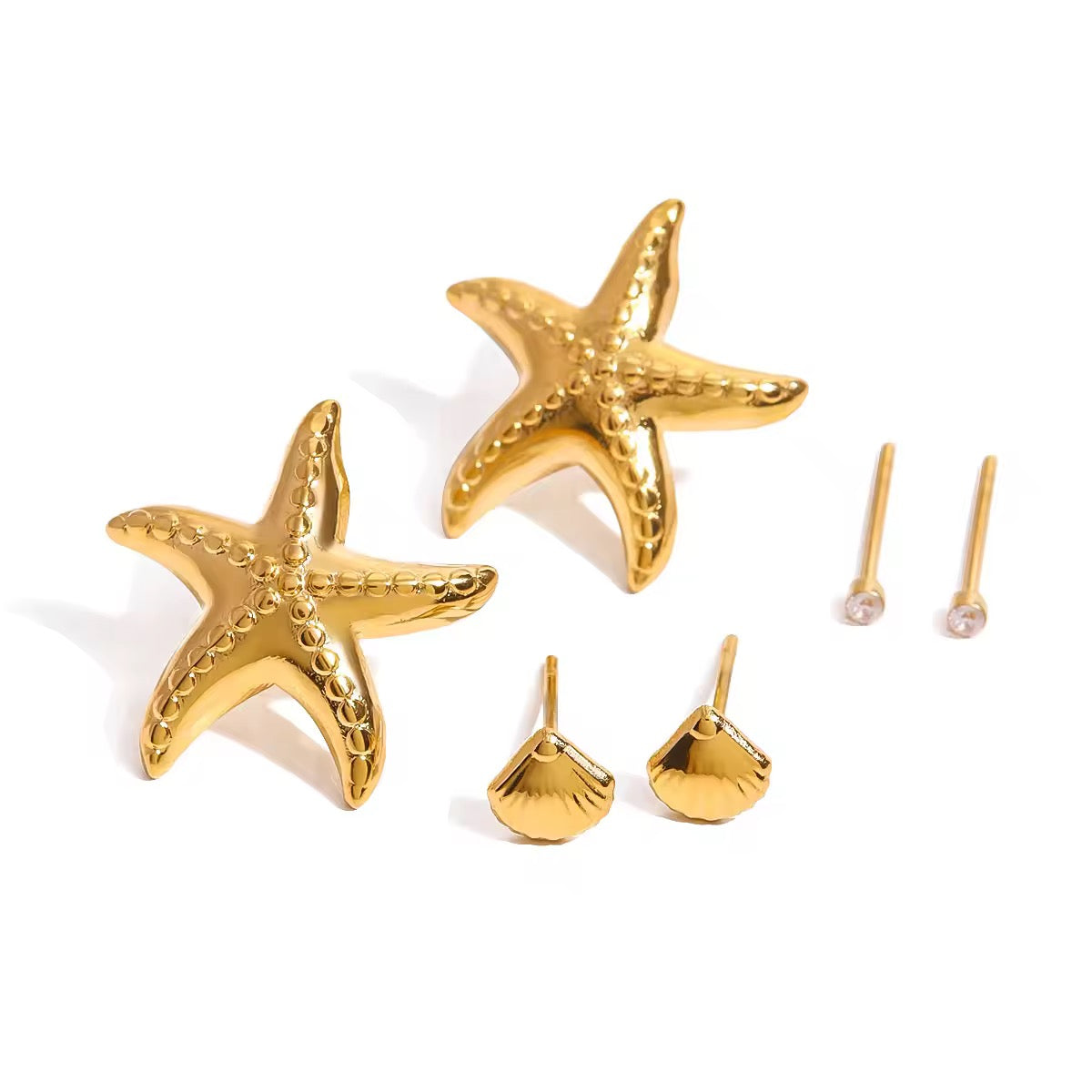 Starfish Studs Set