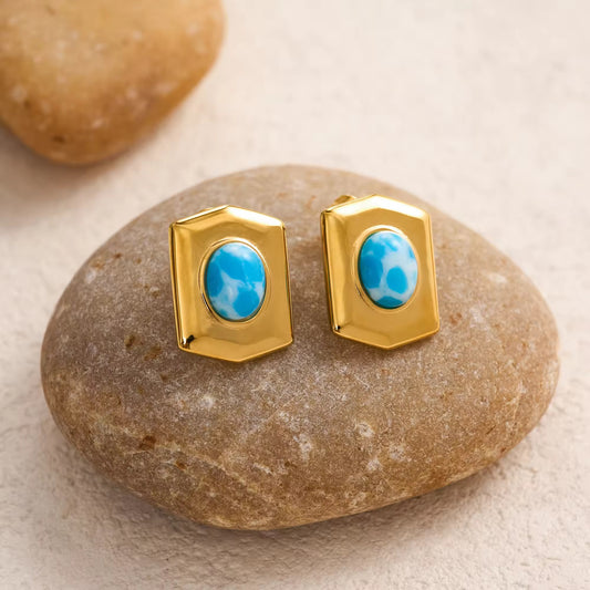 Vintage Turquoise studs