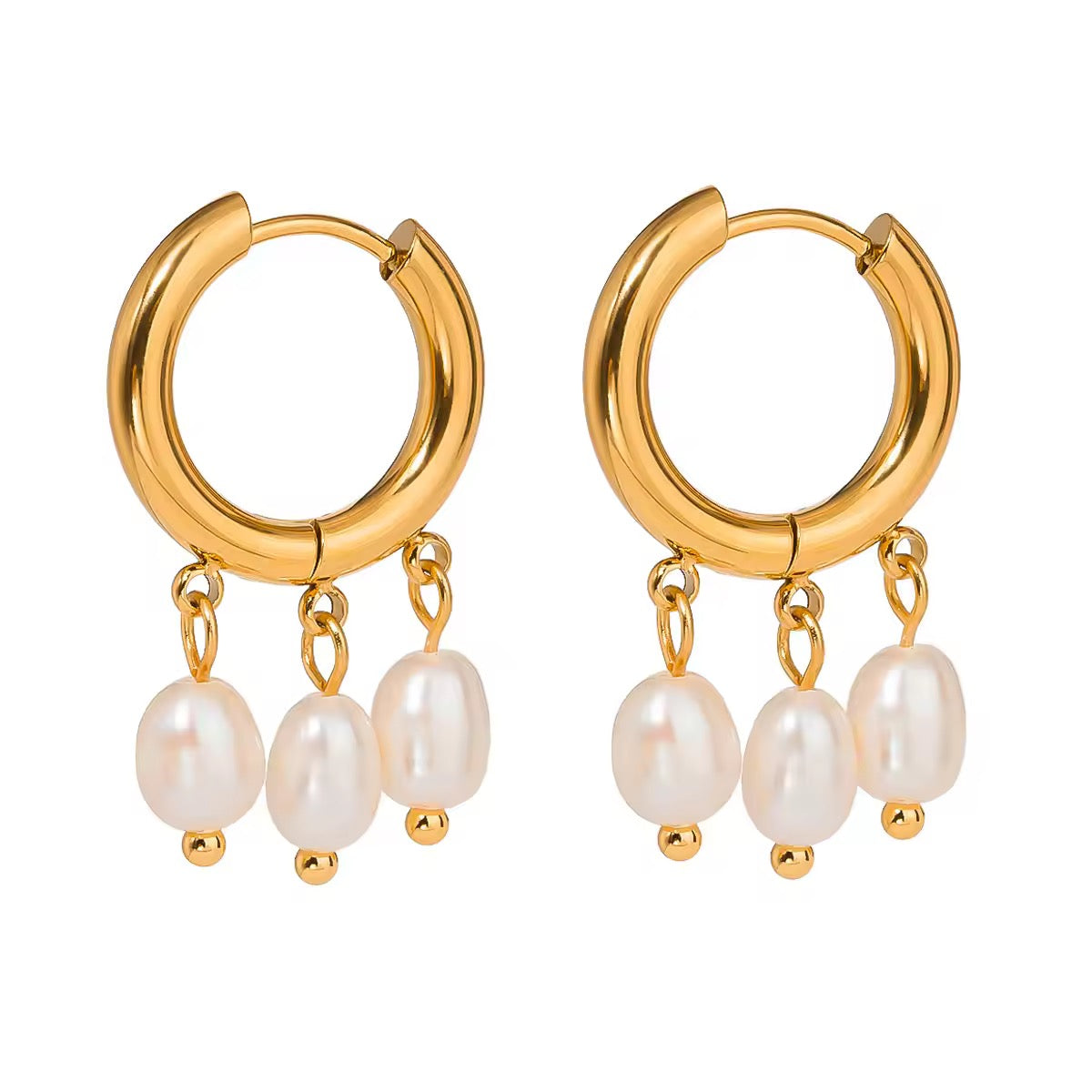 Pearl Hoops