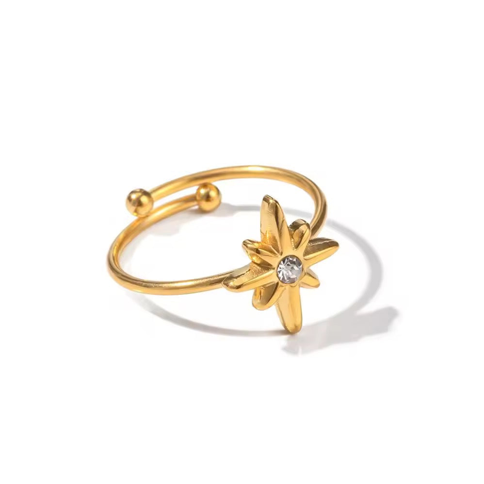 Zirconia Star Ring