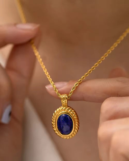 Vintage Lazuli Necklace