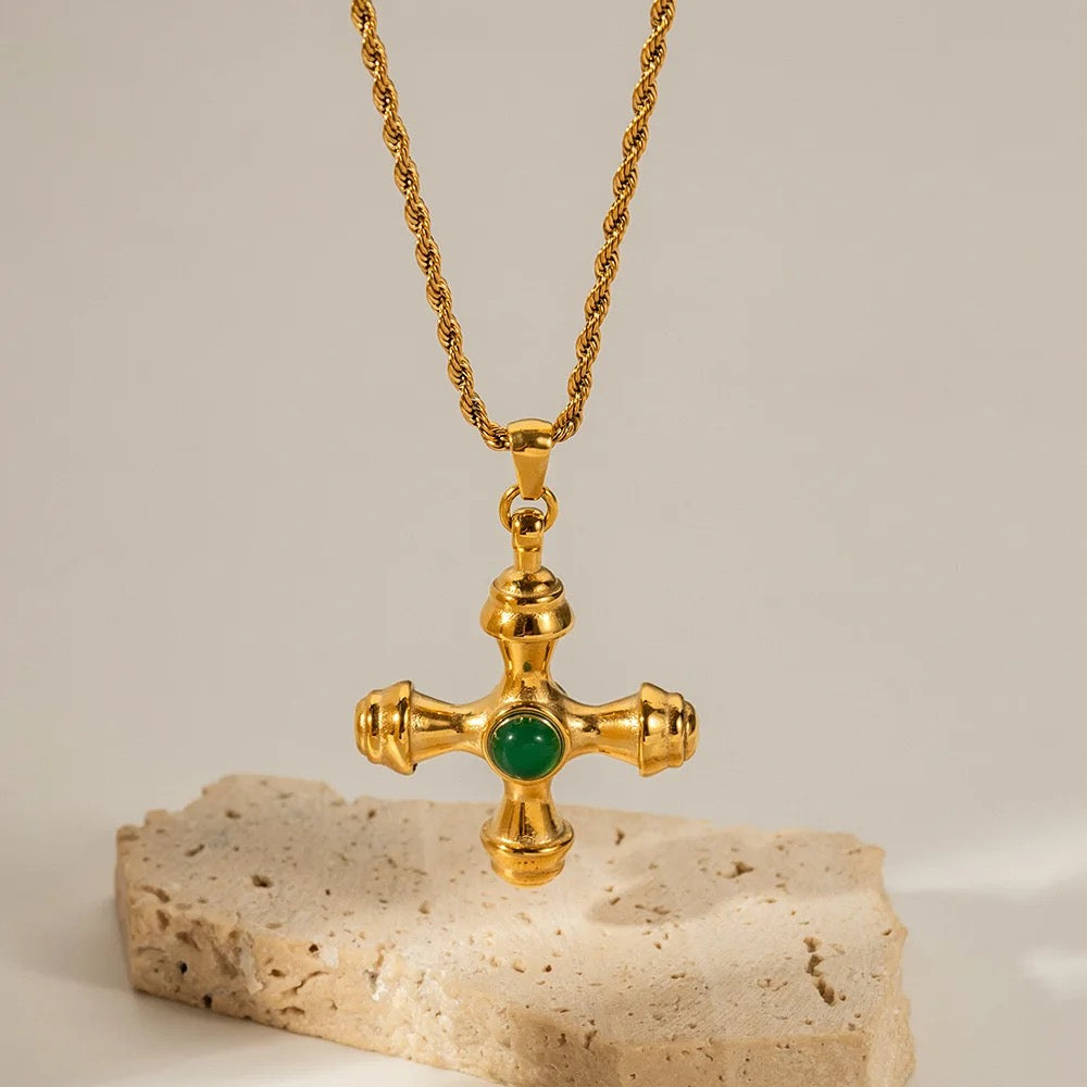 Chunky Cross Necklace