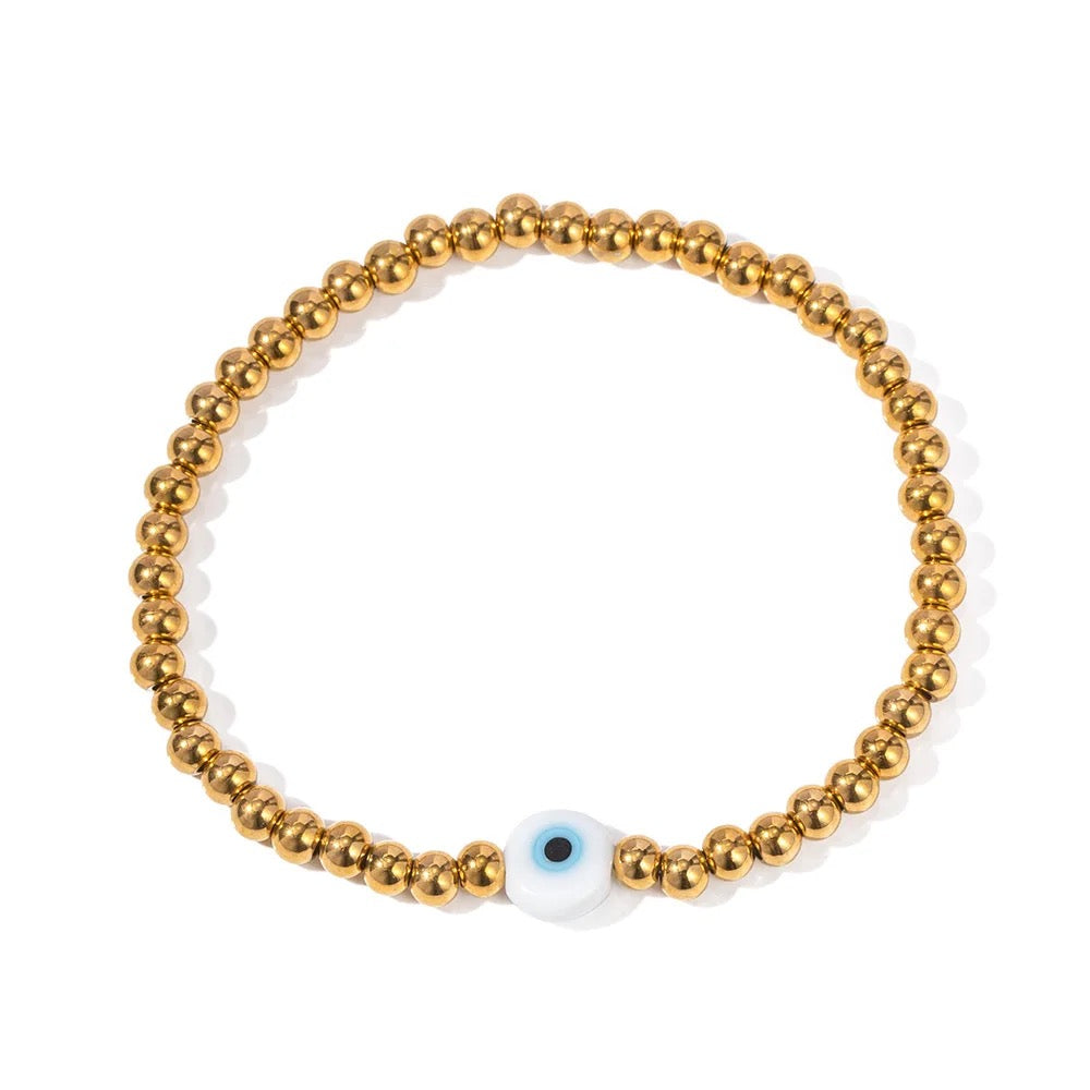 Evil Eye Beaded Bracelet