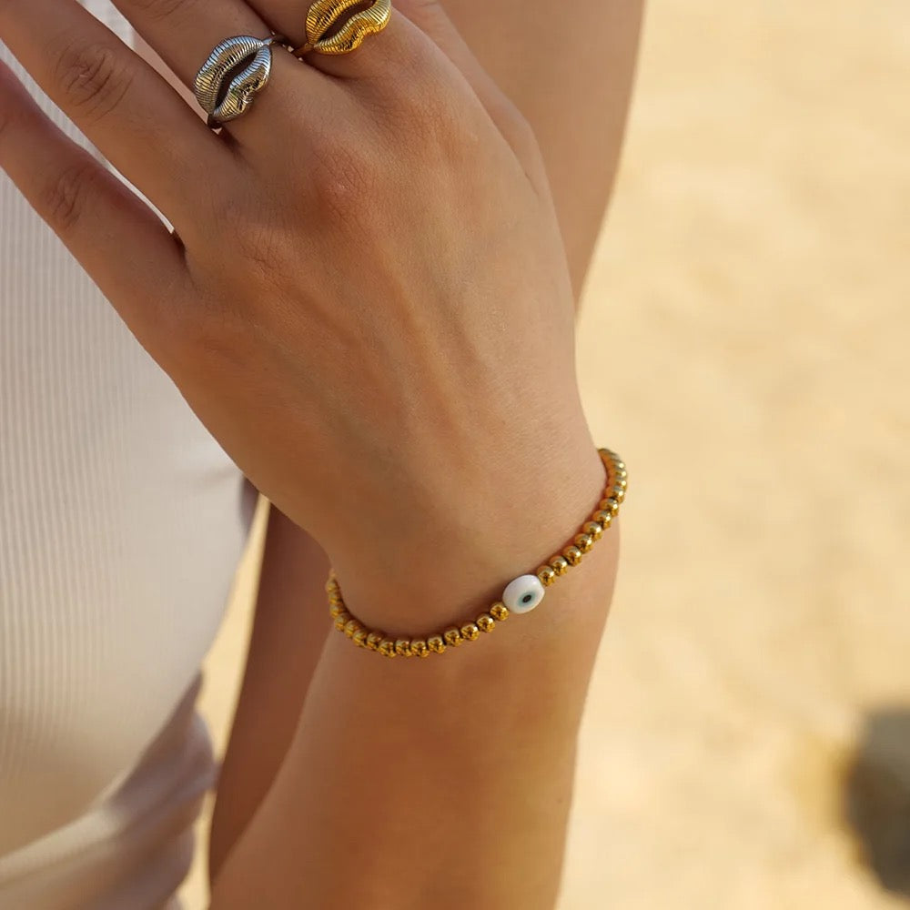 Evil Eye Beaded Bracelet