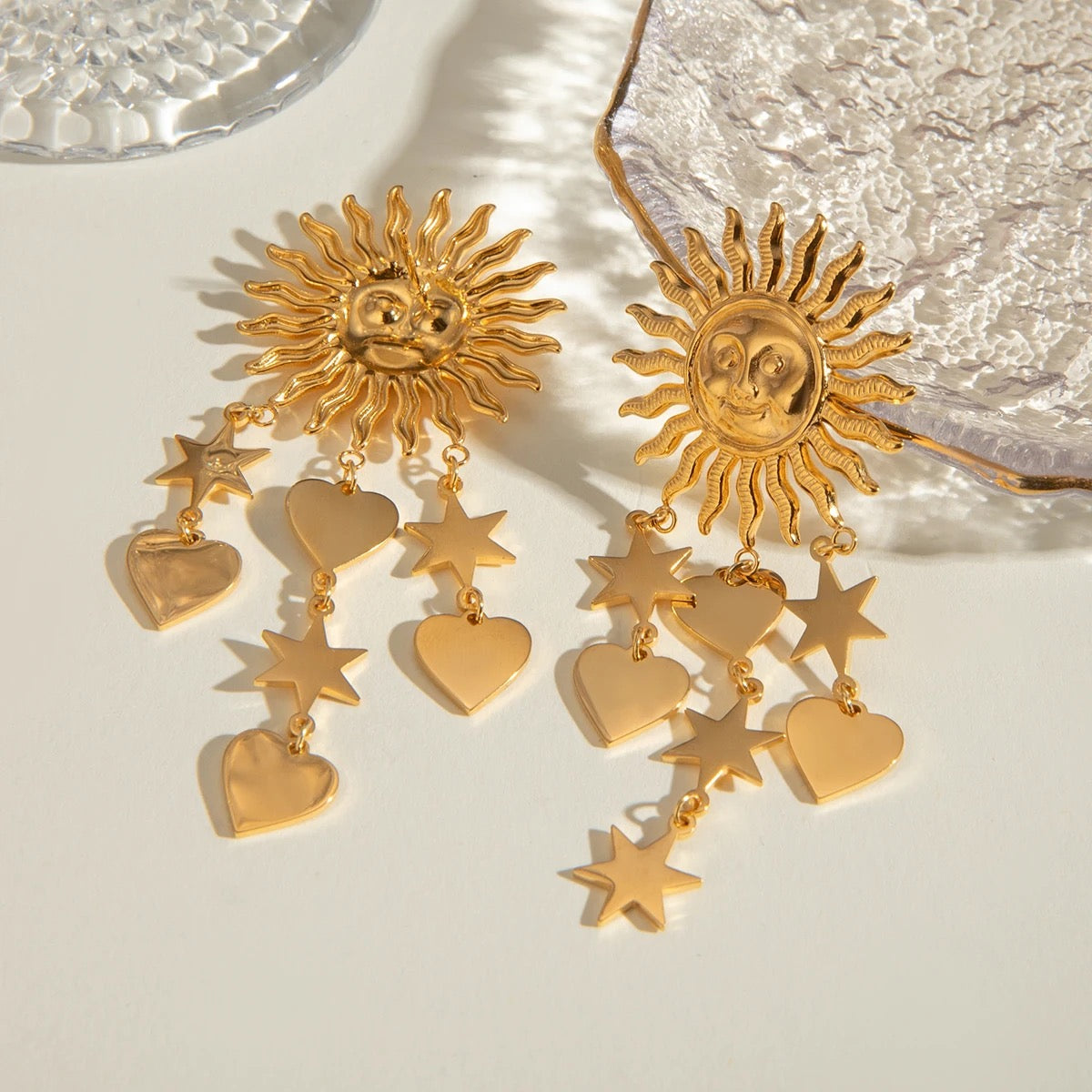 Sun Tassel Earrings