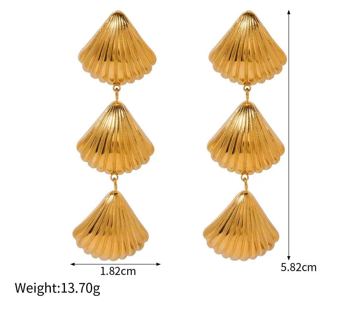 Shell Drop Earrings