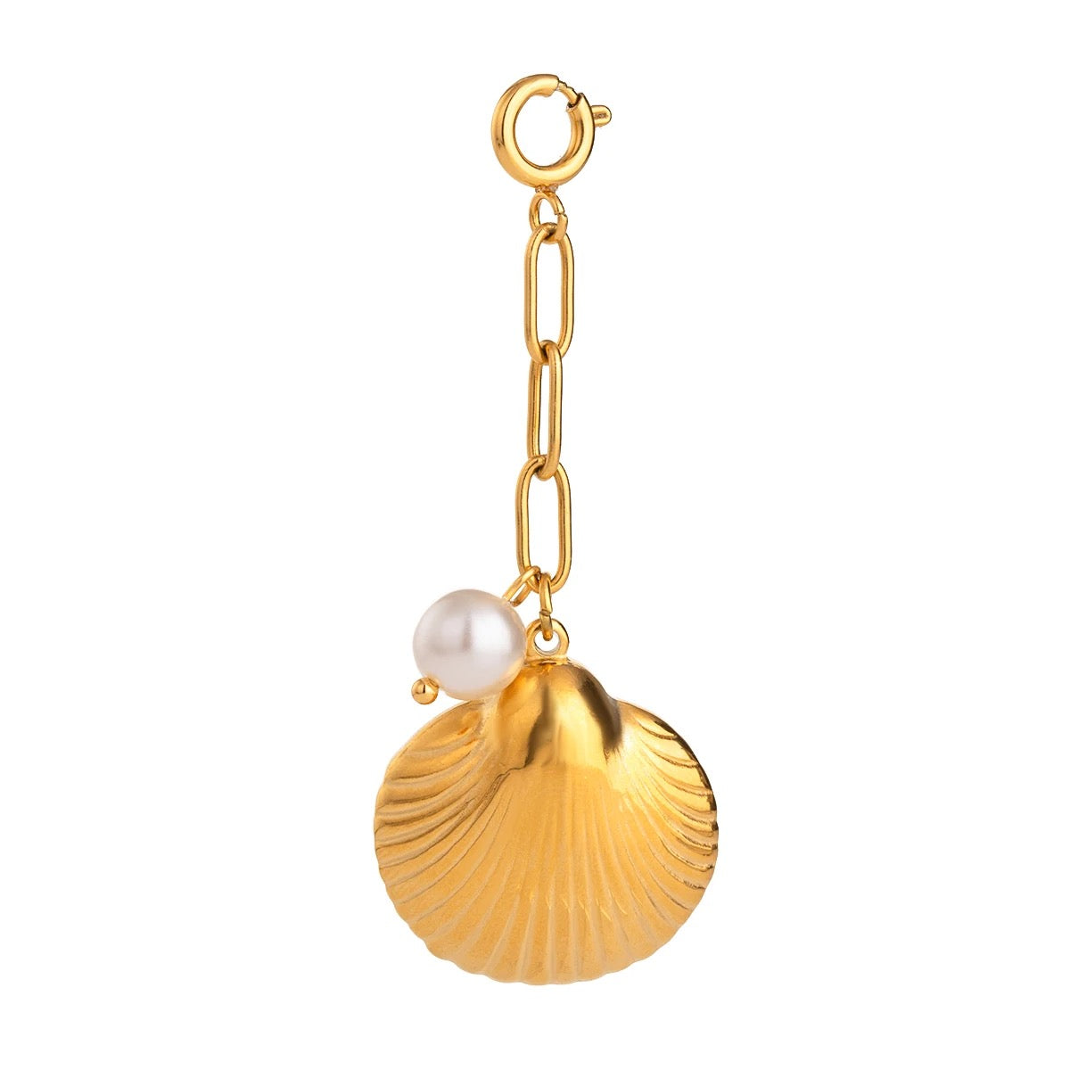 Shell Pearl Detachable Charm