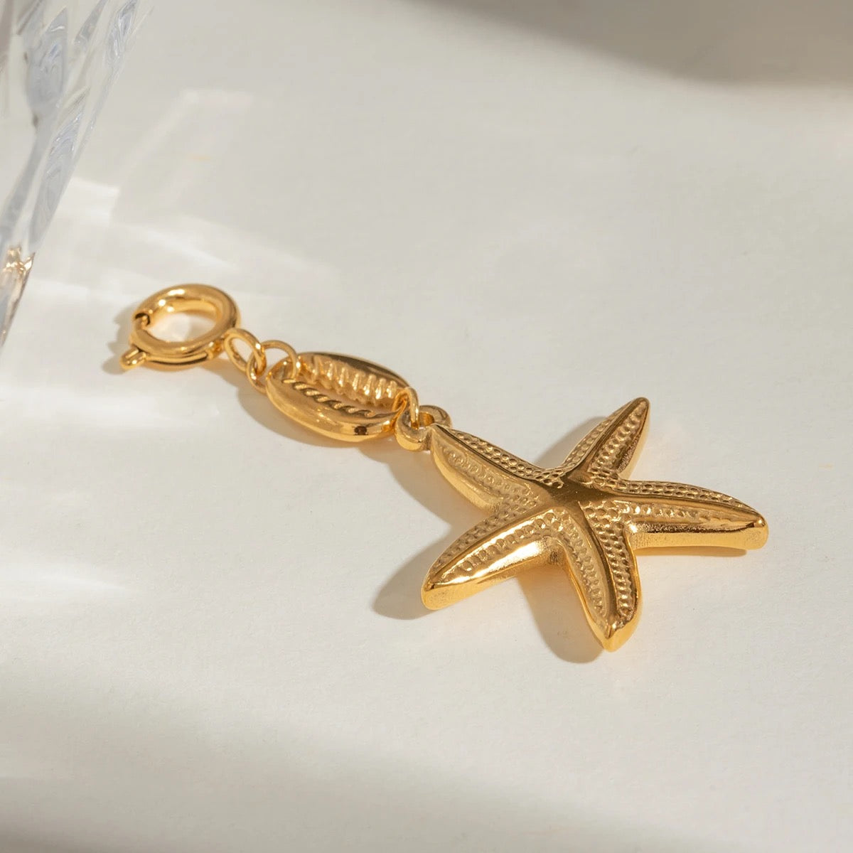 Starfish Shell Charm