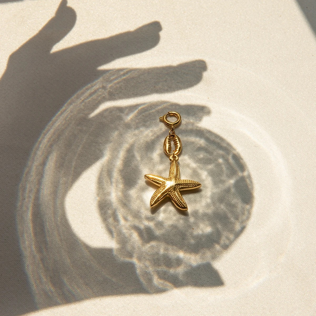 Starfish Shell Charm